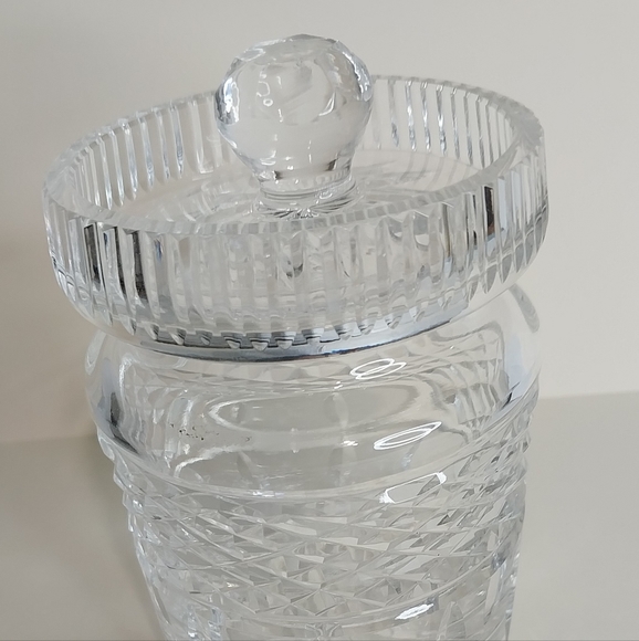 WATERFORD CRYSTAL HONEY /JAM JAR WITH LID - Picture 2 of 8